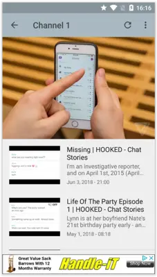 Chat Story Videos App android App screenshot 2